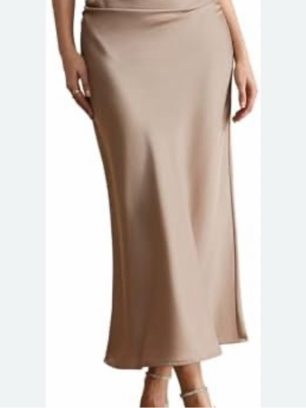 Rachel Zoe Draped Maxi Skirt in Taupe